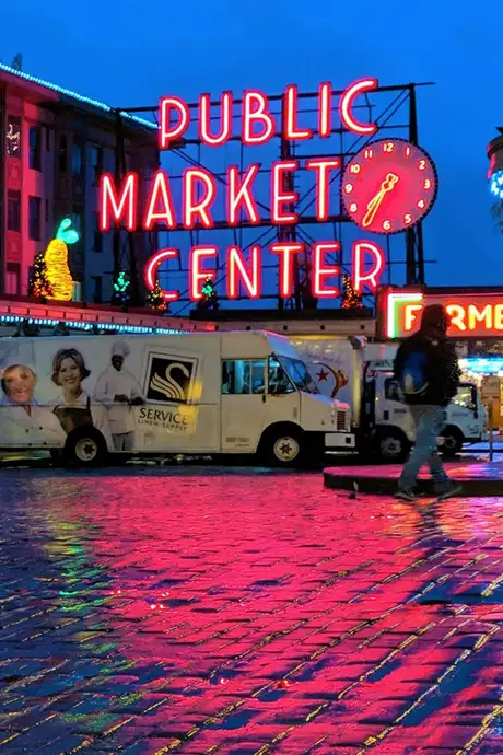The Public Market Center in Seattle, USA