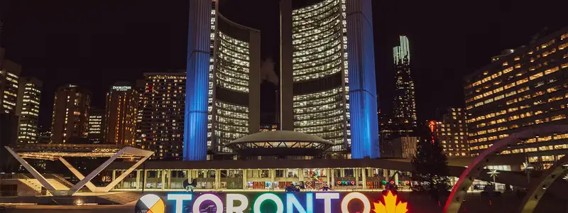 A View of Toronto at Night