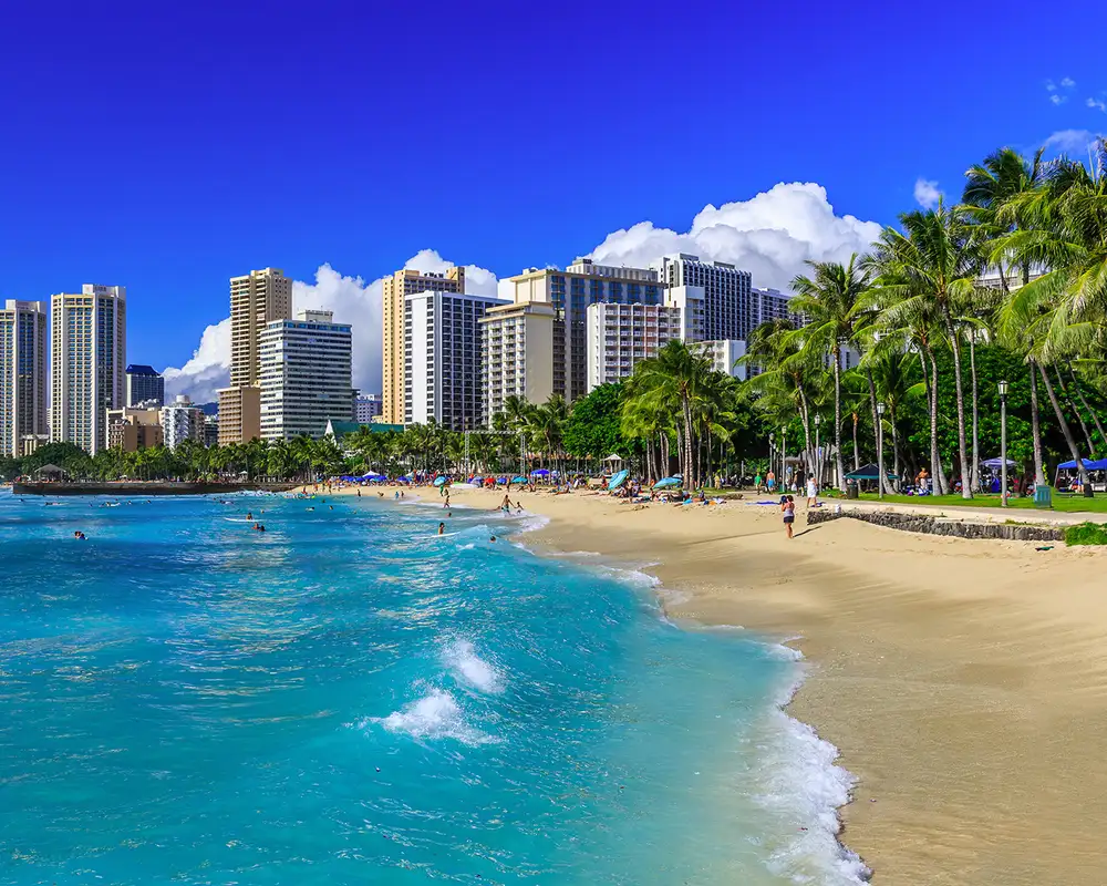 An Image of Honolulu in Hawaii