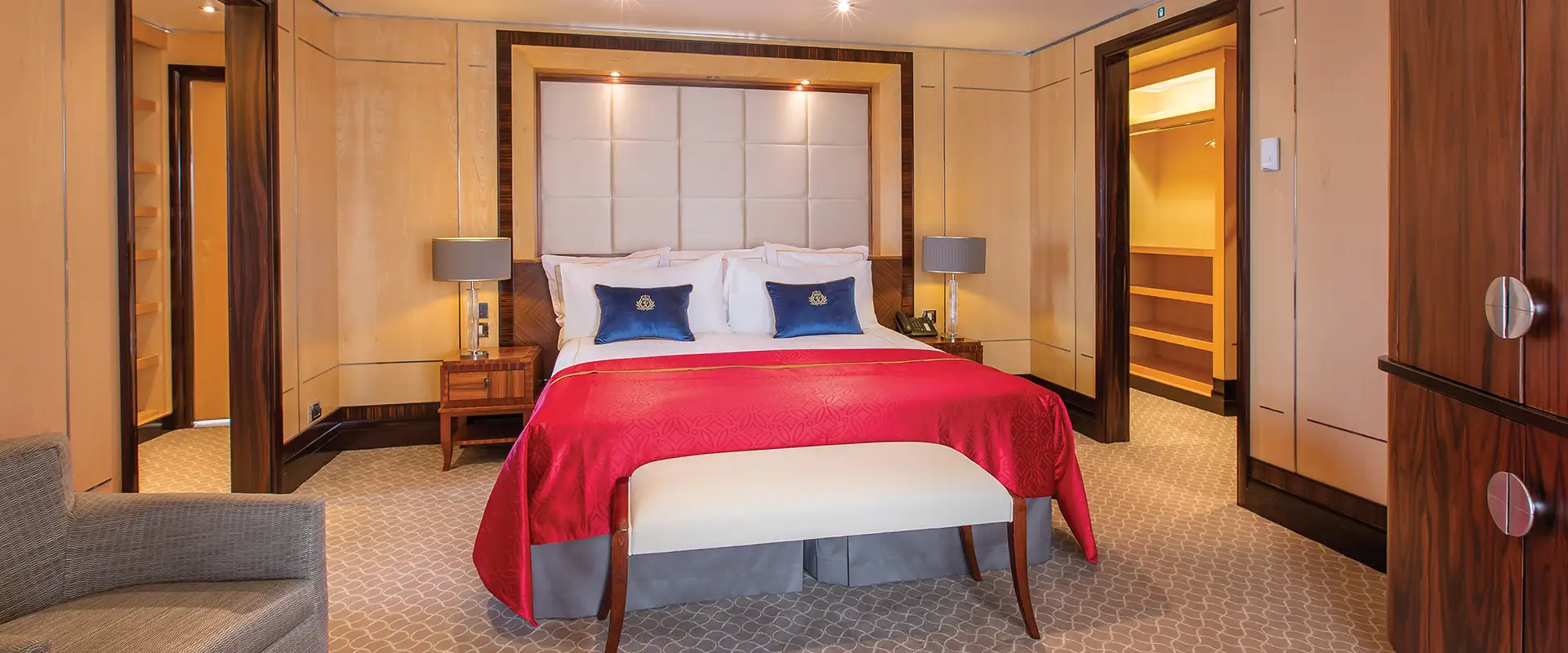 The Queen Grill Suite aboard Cunard Cruises