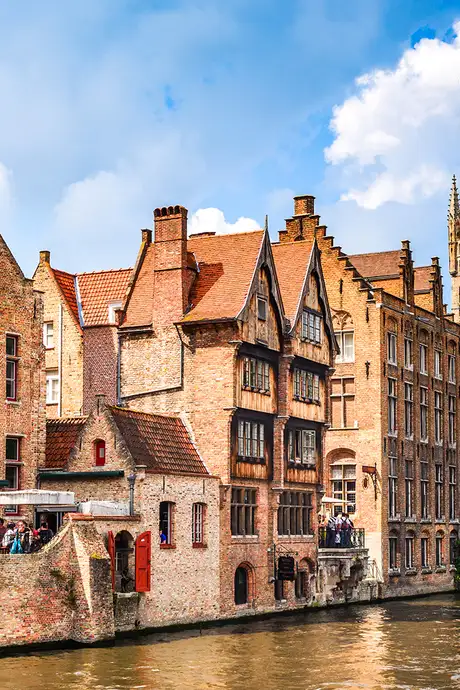 A view of a river in Bruges