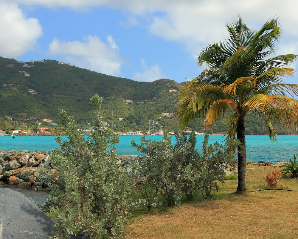 A View of Roadtown in the British Virgin Islands