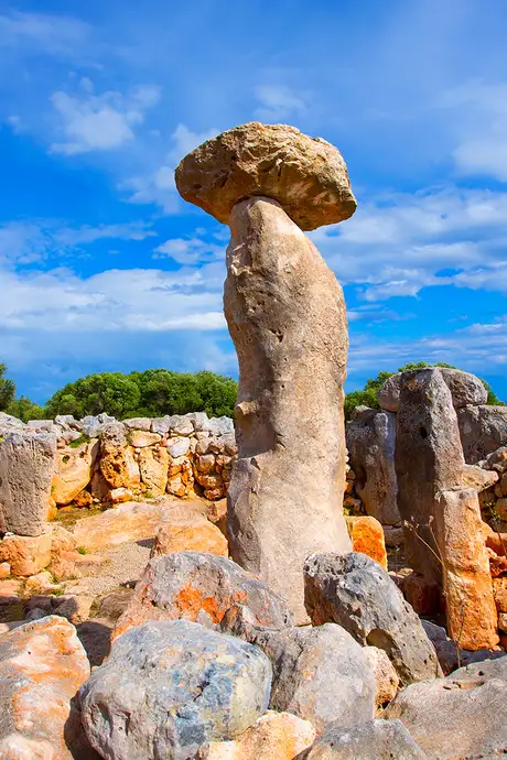 A View of a Megalithic Site in Menorca