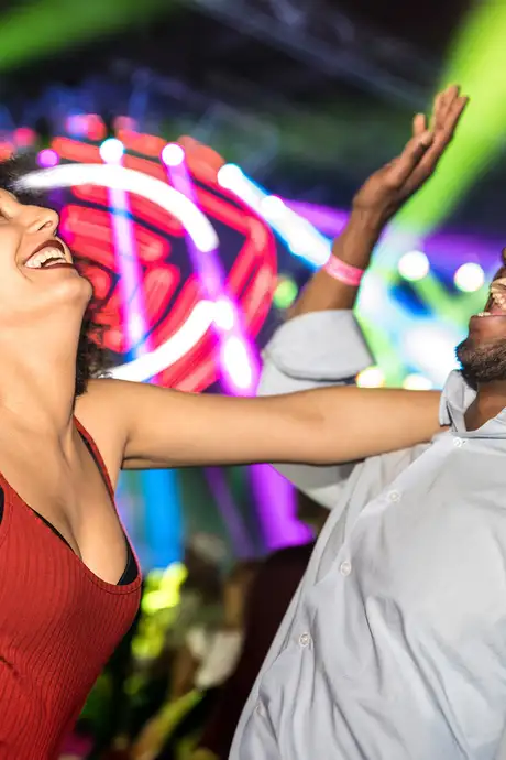 People dancing at a Nightclub