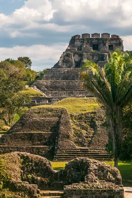 A View of Mayan Ruins in Belize