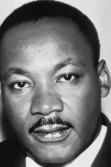 A portrait image of MLK