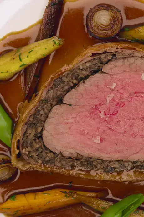 A dish served at Normandie on Celebrity Ships
