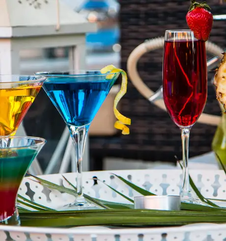 A wide range of Cocktails