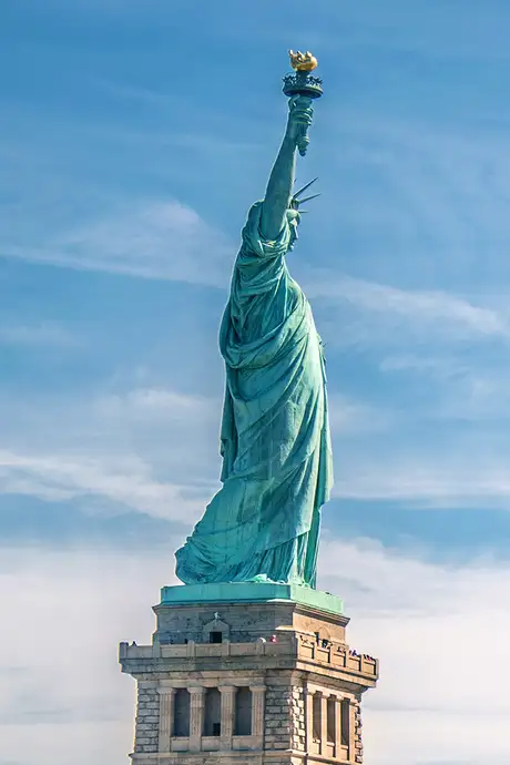 Statue of Liberty on a sunny day