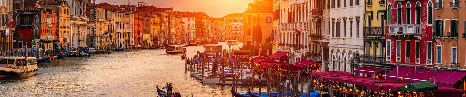 An image of a Grand Canal in Venice, Italy