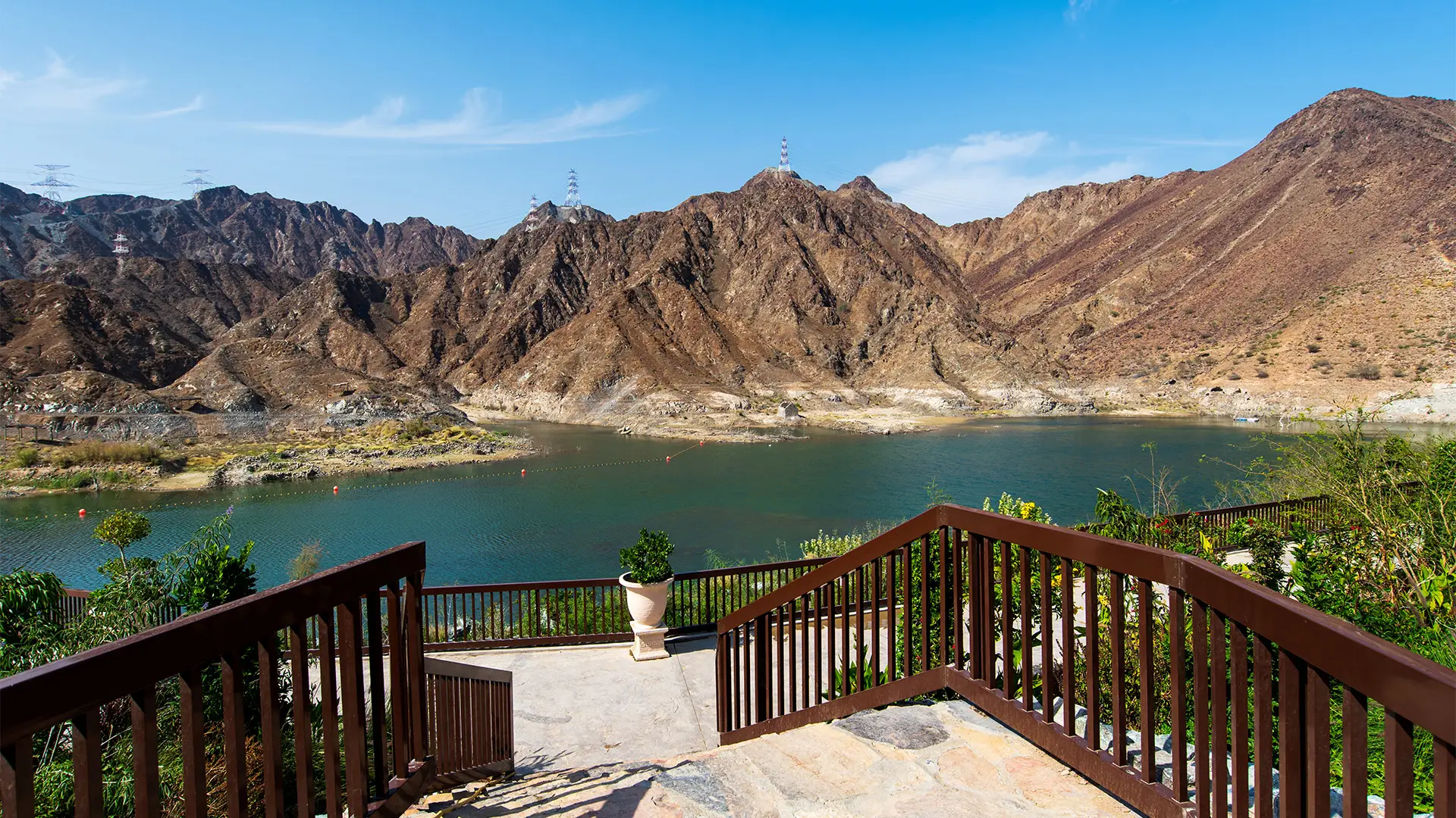 A View of the Landscape of Khor Al Fakkan, UAE