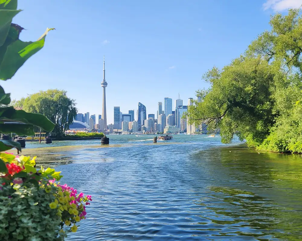 A View of Lake Ontario in Toronto