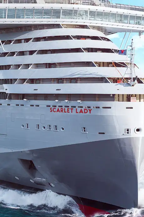 The Scarlet Lady at Sea