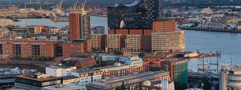 Another aerial view of Hamburg, Germany