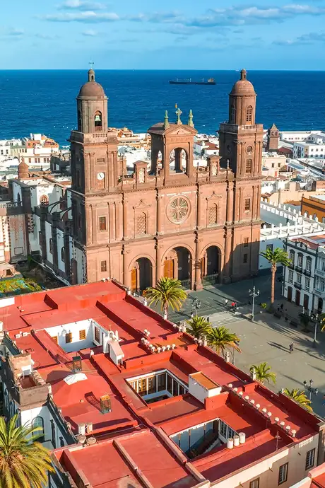 An Aerial View of Las Palmas, Gran Canaria, Spain