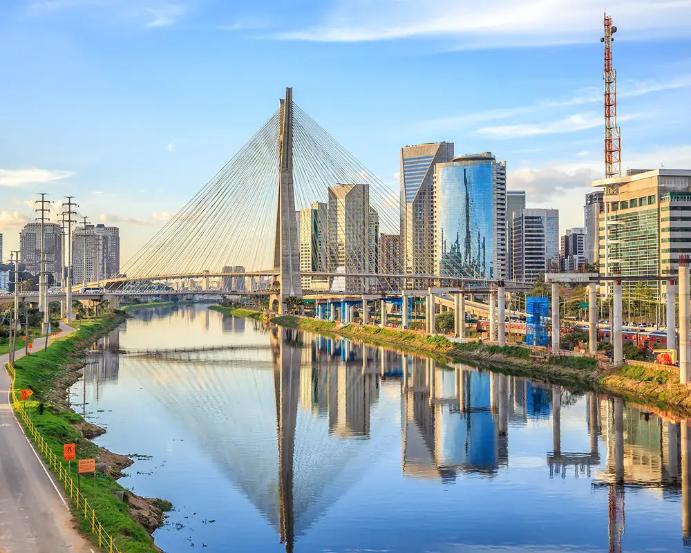 The skyline of Sao Paulo, Brazil