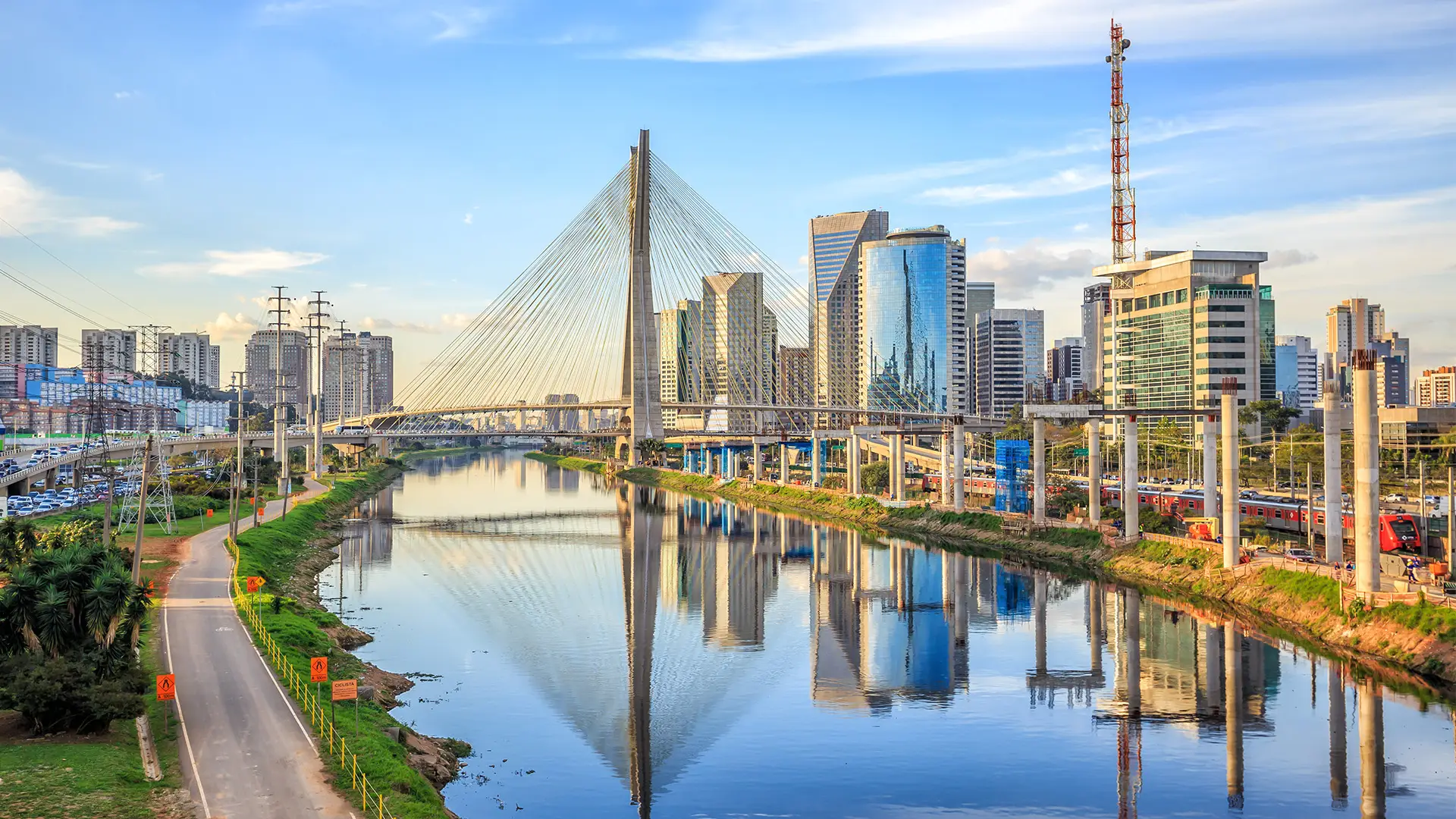 The skyline of Sao Paulo, Brazil