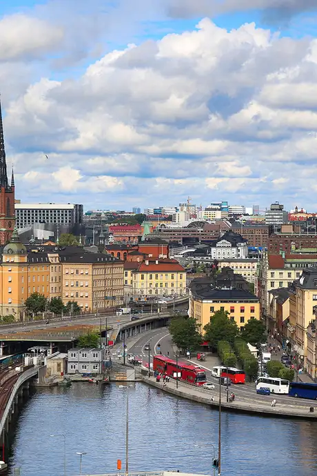 The Katarinahissen district in Stockholm