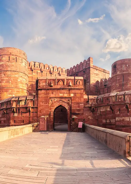 A fortress in Agra, India