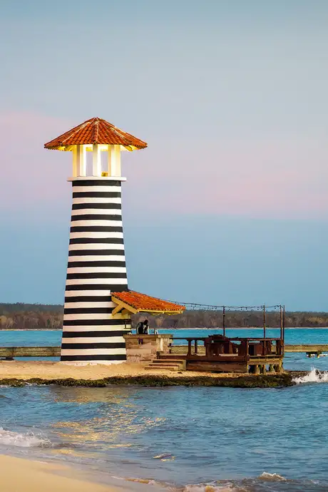 A View of a Lighthouse in La Romana, Dominican Republic