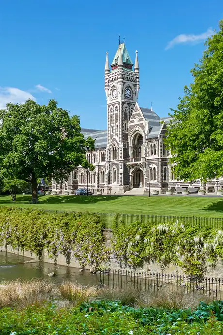 A View of the University of Otago in Dunedin, New Zealand
