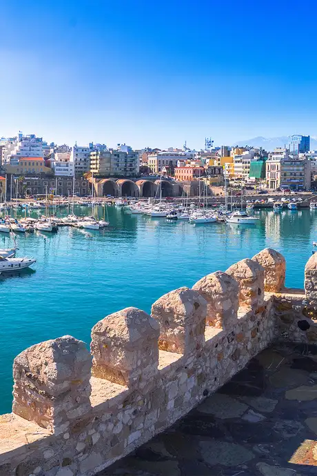 A View of Heraklion Harbour