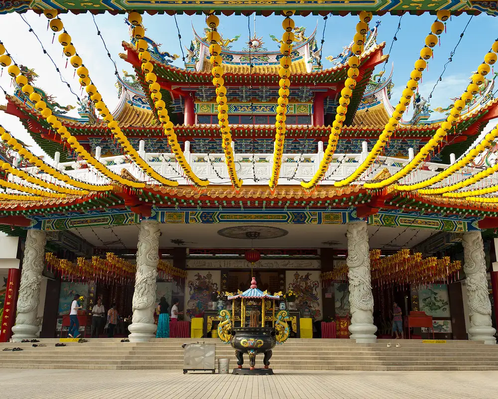 A View of a Temple in Kuala Lumpur