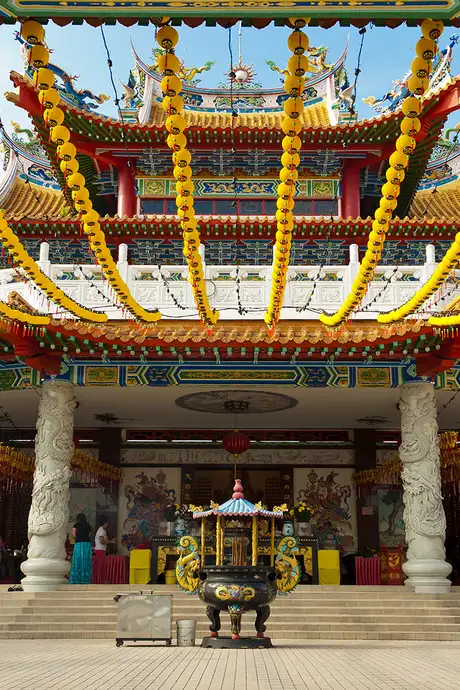 A View of a Temple in Kuala Lumpur
