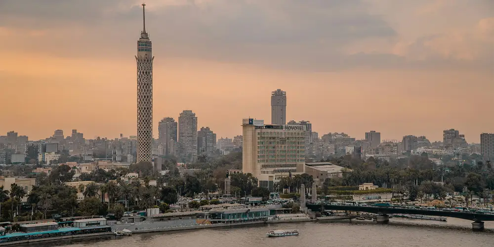 An Aerial view of Cairo