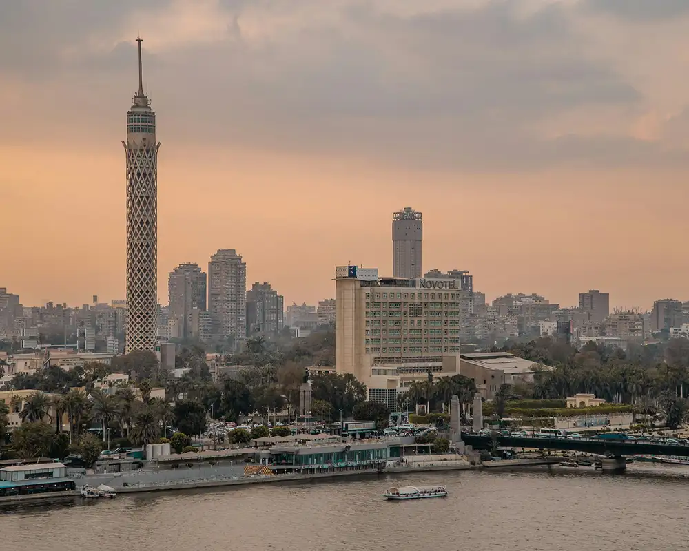 An Aerial view of Cairo