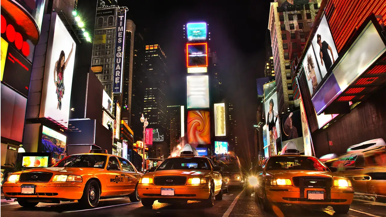 An image of Times Square in New York