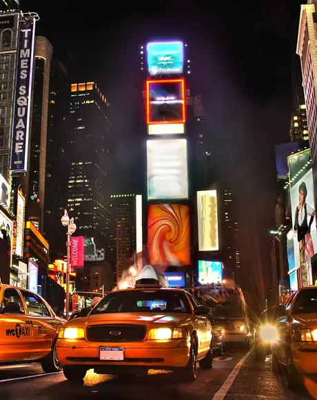 An image of Times Square in New York