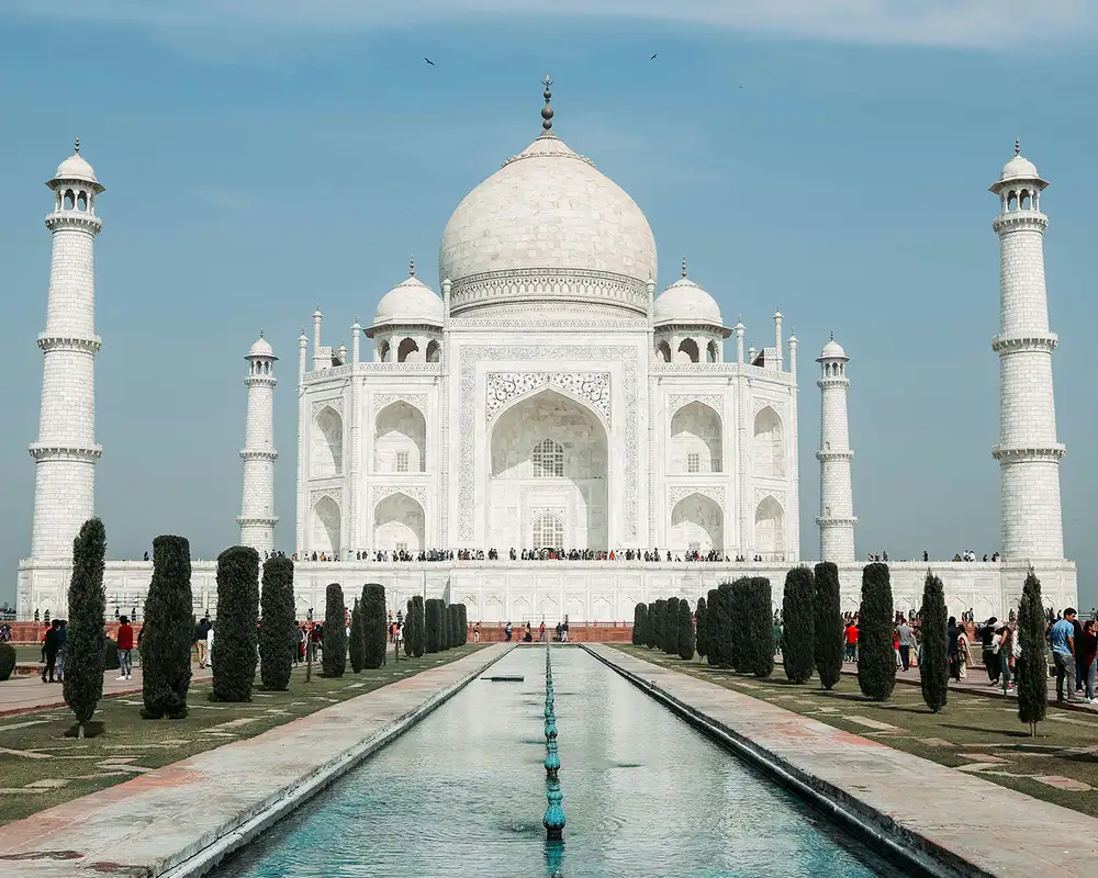 The Taj Mahal in Agra, India