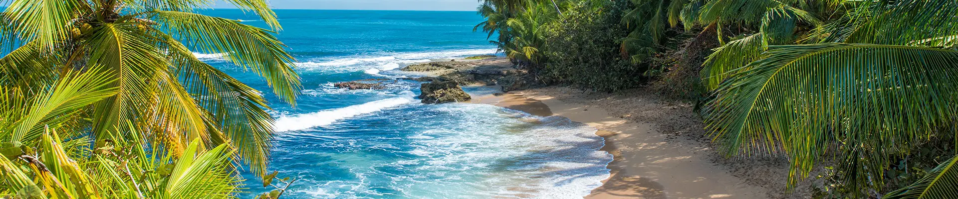 A beach in Costa Rica