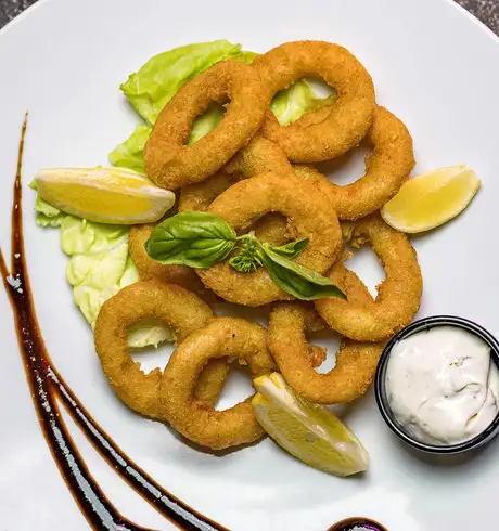 A calimari dish
