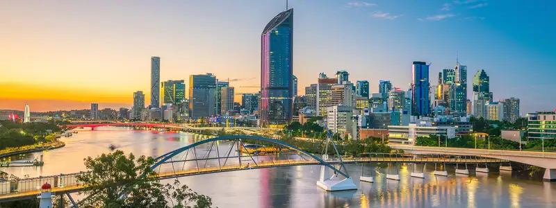 The Skyline of Brisbane, Australia