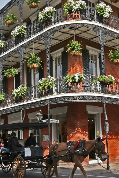The French Quarter of New Orleans