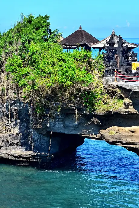Tanah Lot on the coast of Bali