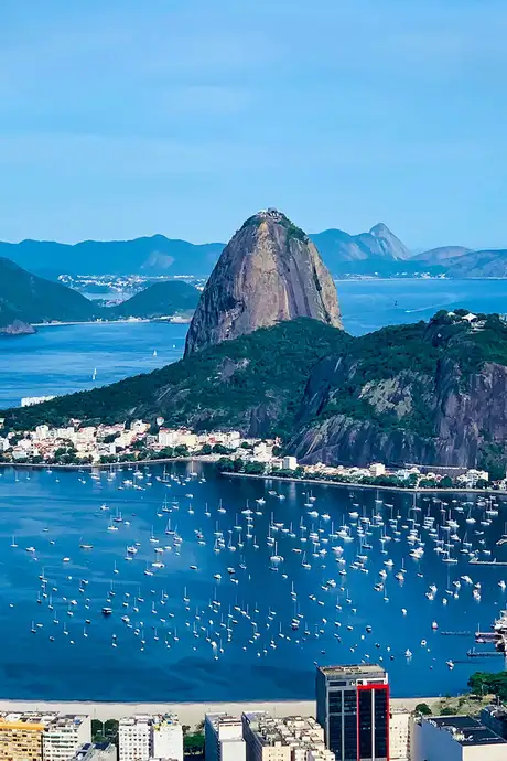 Sugarloaf Mountain as seen from Rio De Janeiro