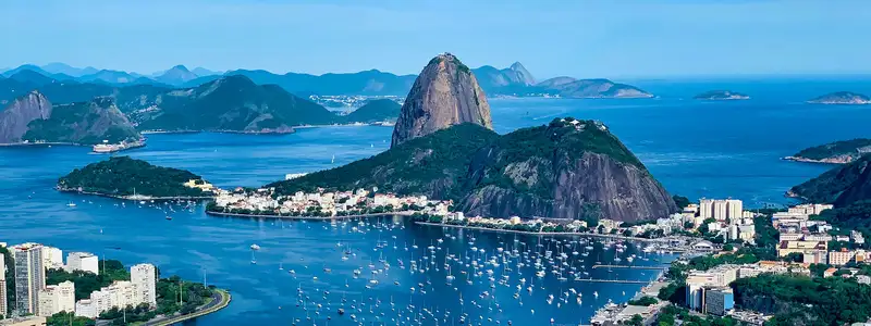 Sugarloaf Mountain as seen from Rio De Janeiro