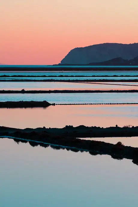 A View of the Las Salinas Salt Flats