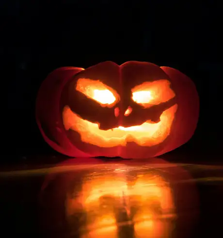 A Carved Pumpkin