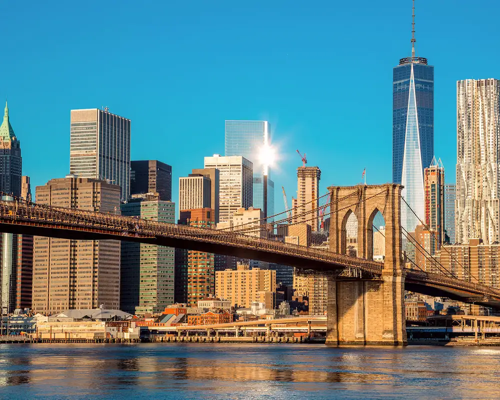 A Landscape shot of New York
