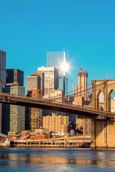 A Landscape shot of New York