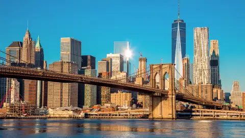 A Landscape shot of New York