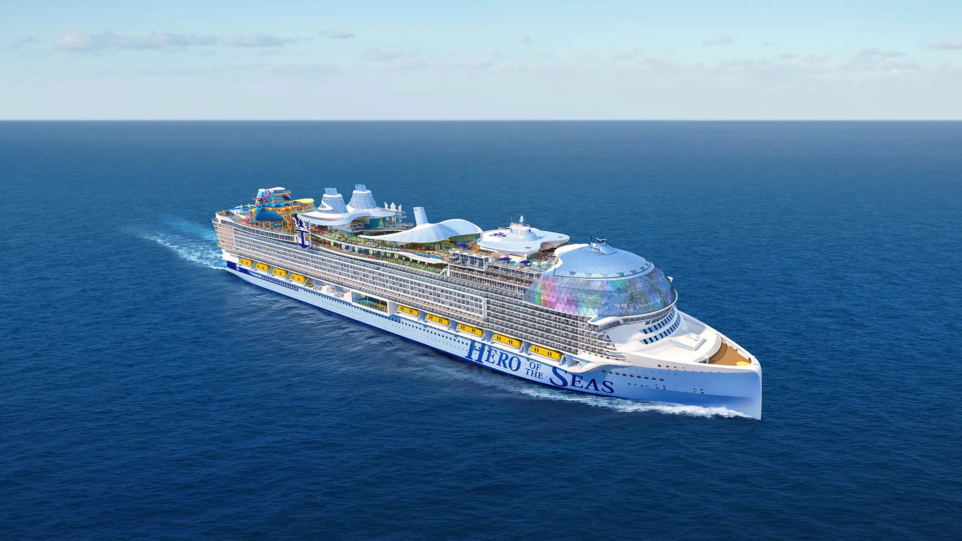 A View of the Hero of the Seas at Sea