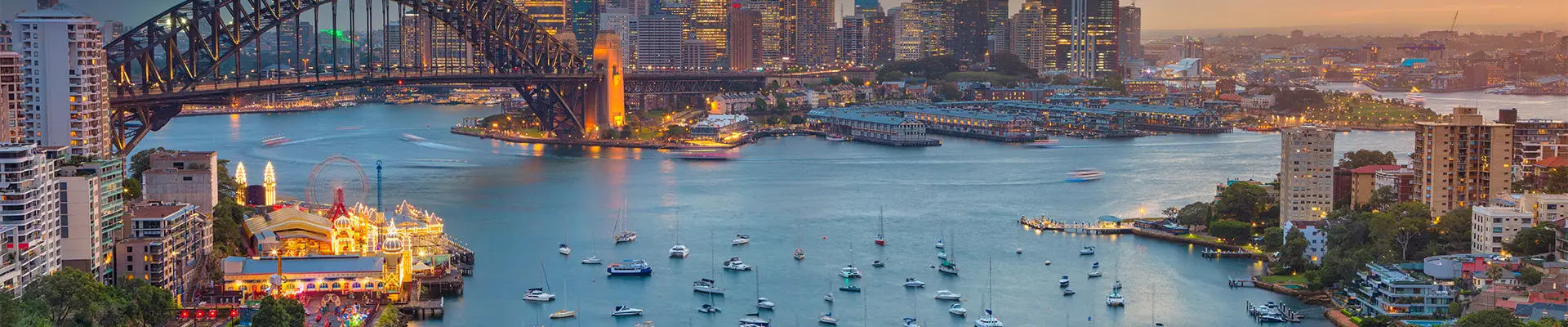 Sydney Harbour from above