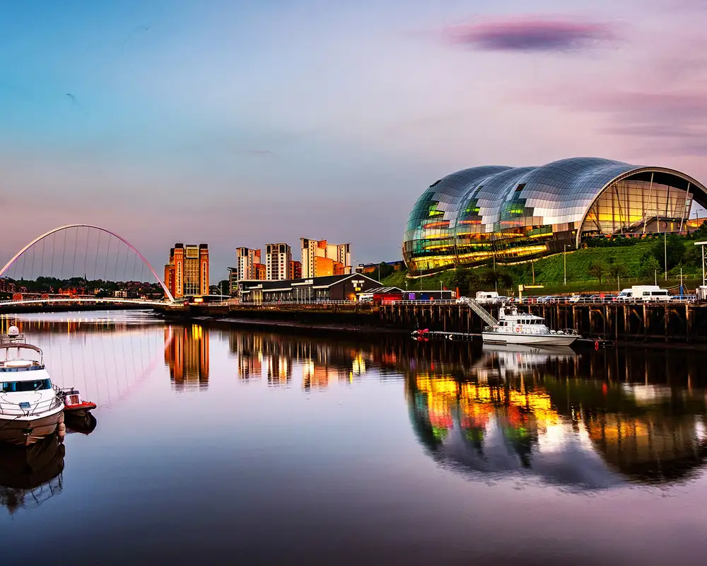 Newcastle at night