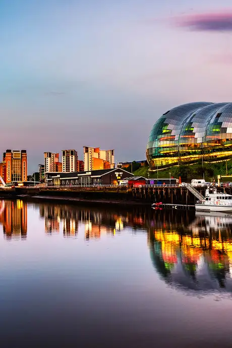 Newcastle at night