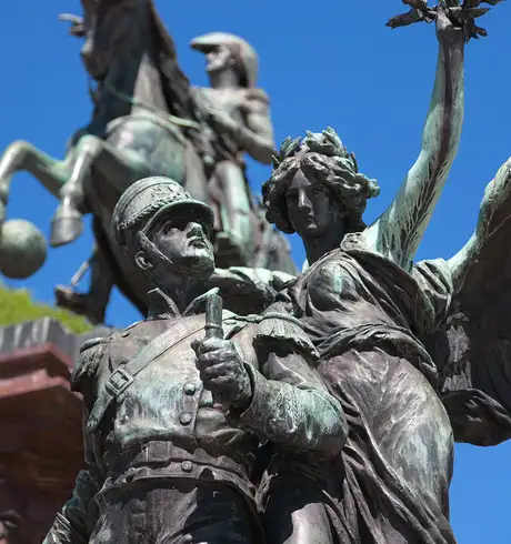 Statues in Buenos Aires
